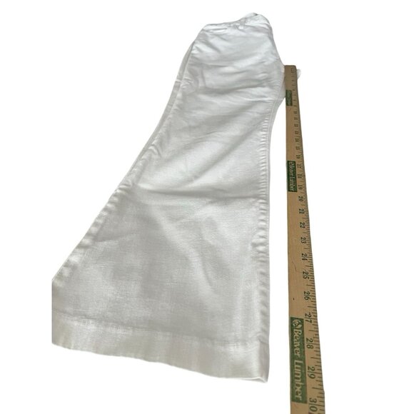 🌸4/$50🌸 Y2K Vintage Gap Long and Lean Flare White Jeans - Picture 11 of 12